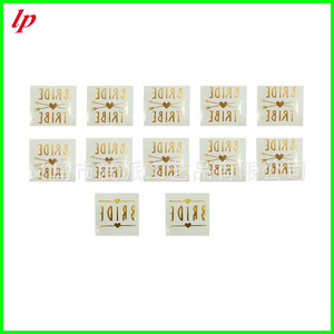Voile de mariée avec écharpes « Bride Tribe » et tatouages temporaires pour enterrement de vie de jeune fille LPP4401 - Product Image 5