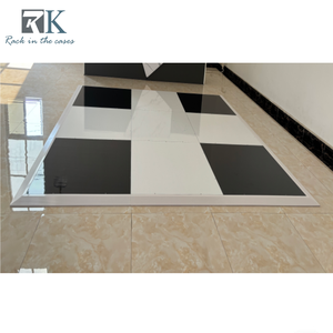 Interlocking Dance Floor Event Dance Floor Panels with Aluminum Edges for Wedding Hotel Decor - Product Image 6