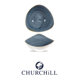 Bluberry Deep Coupe Bowl 15,3 cm Triangular Churchill Stonecast Sbbstrb6 - Product Image 4