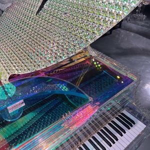 <span class=keywords><strong>Pianoforte</strong></span> in Acrilico Trasparente di Alta Qualità con 88 Tasti, <span class=keywords><strong>Dimensioni</strong></span> e Colori Personalizzabili per Spettacoli ed Eventi - Product Image 6