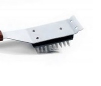 Nouvel arrivage : Ensemble d'outils de nettoyage de barbecue multifonction en acier inoxydable pour grilles non revêtues