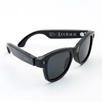 Lunettes de soleil intelligentes SNT GS5 MAX AI avec étui de chargement et caméra 8MP, compatibles ChatGPT, pour le sport en extérieur, casque portable pour hommes - Stock US