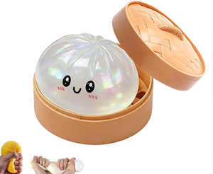 ของเล่นบีบตุ๊กตาซาลาเปาแบบขายส่ง ตุ๊กตาซาลาเปาบีบเล่น บีบคลายเครียด สำหรับผู้ใหญ่ - Product Image 1