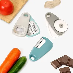 NUEVAS herramientas de cocina <span class=keywords><strong>5</strong></span> <span class=keywords><strong>en</strong></span> <span class=keywords><strong>1</strong></span> Gadgets Set <span class=keywords><strong>Pelador</strong></span> cortador de alambre colgante y juego de abrebotellas portátil - Product Image 3