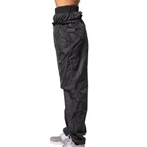 <span class=keywords><strong>Pantaloni</strong></span> a vento giacca a vento in Nylon nero a vita alta <span class=keywords><strong>pantaloni</strong></span> a vento da <span class=keywords><strong>donna</strong></span> - Product Image 3