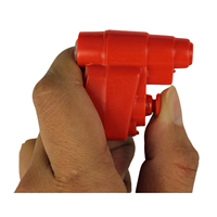 Mini pistolet à eau en plastique, design à pression manuelle, personnalisable, pour jeux d'enfants en extérieur, packs de fête, récompenses scolaires, cadeaux promotionnels QSR