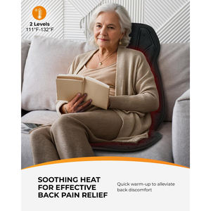 Coussin de <span class=keywords><strong>massage</strong></span> chauffant pour le dos avec arrêt automatique, pour chaise de bureau à domicile, idéal pour les adolescents - Product Image 4