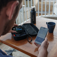 Émetteur sans fil numérique électronique personnalisable de haute qualité en métal noir pour Suunto Tank Pod, étanche, OEM, garantie 1 an