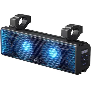 RCA Bluetooth Phụ Trợ USB Kết Nối Công Nghệ Bền Không Thấm Nước Soundbar UTV ATV Âm Thanh Thanh RGB Chiếu Sáng Âm Thanh Thanh