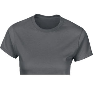 Nueva Camiseta Personalizada para Mujer, Cuello Redondo, Manga Corta, Lisa, Antiarrugas, Ecológica, Transpirable, de Algodón Orgánico - Product Image 4