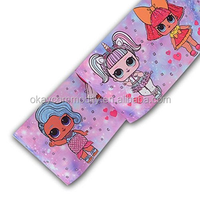 OKAY ruban gros-grain imprimé pas cher 3 "enfants poupées dessins animés amusant LOL ruban pour cheveux arcs bricolage artisanat