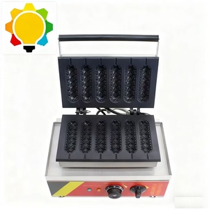 Macchina Professionale Commerciale per Waffle a 5 Bastoncini, Ferro per Waffle a Forma di Hot Dog - Product Image 1