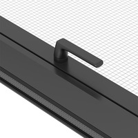 Ventanas Abatibles Modernas con Marco de Aluminio y Vidrio Templado con Rotura de Puente Térmico, Resistentes a Huracanes, para Cocina y Baño