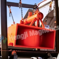 Séparateur magnétique IP65, machine électromagnétique refroidie à l'huile IP65, usine de recyclage des déchets