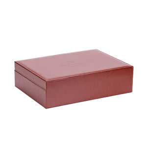 Custom Large Blue <strong>Briefcase</strong> Tool <strong>Storage</strong> <strong>Box</strong> Wine <strong>Box</strong> PU Leather Wooden Gift Suitcase Handmade Wooden Boxes - Product Image 3