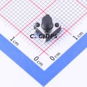 TC-6601-6.5-160G Tactile Switch SMD-4P,6x6mm Switch Single Pole Single Throw Round Button 1.6N Vertical Mount - Product Image 1