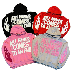 Sudadera con Capucha de Invierno de Alta Calidad 100% Algodón, con Logotipo Personalizado, Cuello de Felpa, Sudadera Unisex para Hombre - Product Image 1