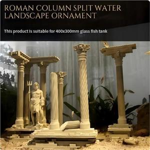 Romeinse Kolom Poseidon Figuur Ornament Voor Aquaria & Accessoires <span class=keywords><strong>Aquarium</strong></span> Landschap Decoratie - Product Image 4