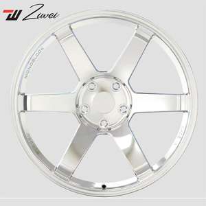 신형 ZW 단조 5X112/<span class=keywords><strong>120</strong></span>/114.3 크롬 실버 오목 휠 M2/M3/M4/M5 및 17-20인치 림용 - Product Image 3