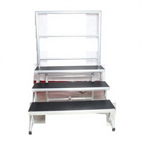 Scène pliante portable en aluminium pour chorale mobile, églises, événements, présentoirs et escaliers de scène