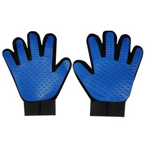 Gants de toilettage pour animaux Xintu, en matériau TPR, peigne en arc pour chiens et chats, toilettage des chats à poils longs - Product Image 4