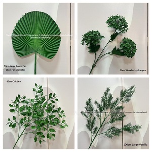 Rami e Foglie Artificiali in Plastica <span class=keywords><strong>Serie</strong></span> Verde per Decorazioni Nuziali, Paesaggistiche, per la Casa e per Fotografia - Product Image 2