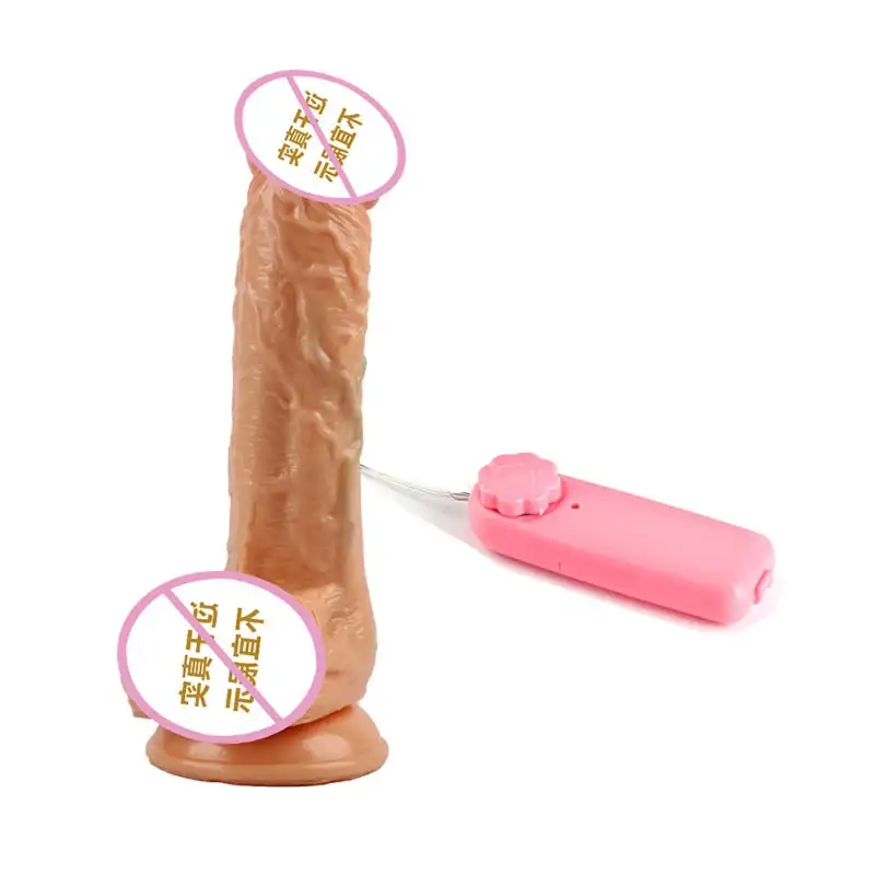 Dildos vibratórios de controle remoto, dildos vibratórios baratos de 7 polegadas com controle remoto para mulheres, brinquedo sexual