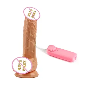 7 Zoll Guangzhou Günstige kostenlose Dildos und Vibratoren Fernbedienung Vibrierende Dildos für Frauen Vibrator Sexspielzeug