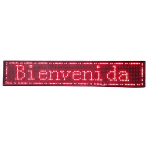 Pantalla LED Roja P10 SMD de 96*16 Píxeles, Letrero LED de 1*3 - Product Image 1