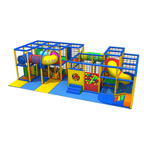 Custom Design Multi-level Kids Indoor Amusement Equipment, Playground with Tunnels and Slides for Family Entertainment <b>Hub</b> - Product Image 2