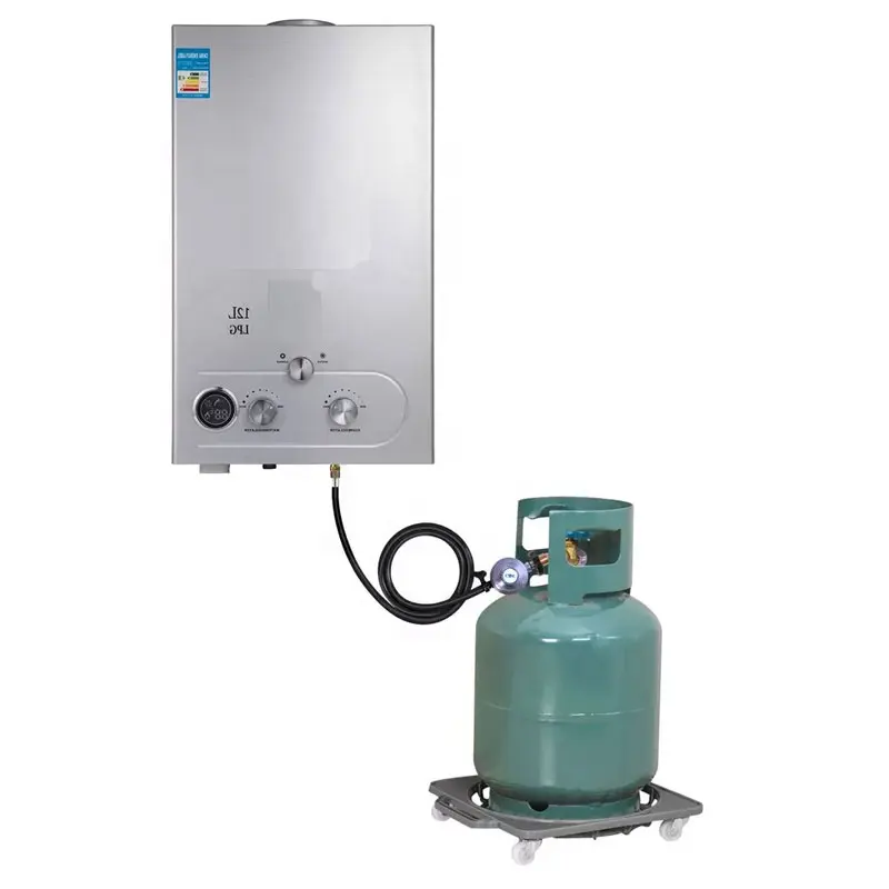 6L Om 8L 10L 12L 14L 16L 20L 24L Natuurlijke Boiler Instant Gaz Propaan Tankless Lpg Geiser Gas + Water + Kachels