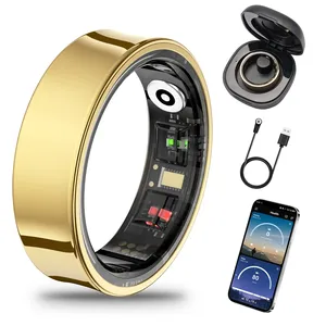 Anneau intelligent élégant M08, best-seller, haut de gamme, pour la santé, le sport, le sommeil, avec contrôle vidéo et photo à distance, compatible avec les téléphones iOS, Samsung et Xiaomi. - Product Image 2