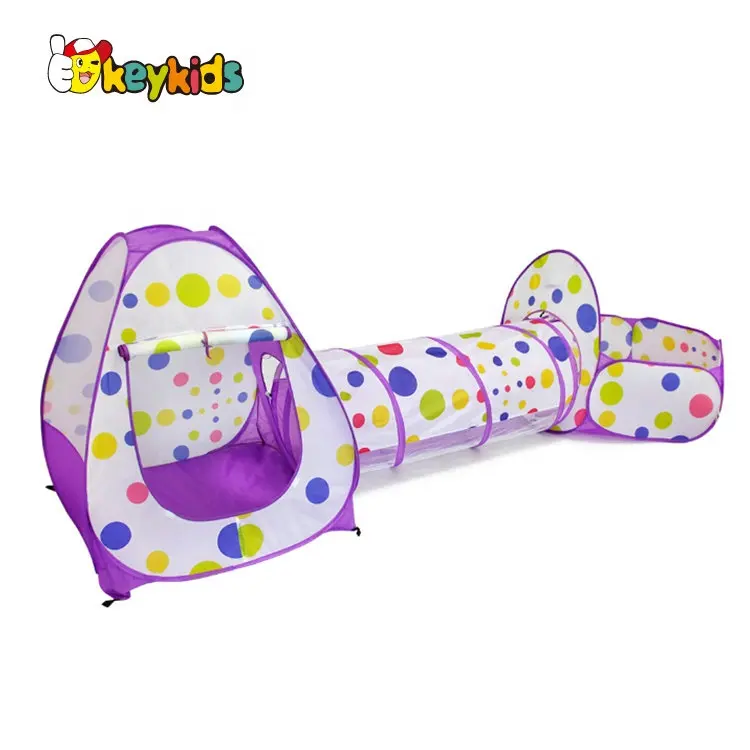 Commercio all'ingrosso a buon mercato crawl playhouse pop up tunnel per i bambini W08L018