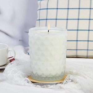 Bougie professionnelle, traitement d'usine, verre fin classique personnalisé rempli de cire de soja naturelle, noyau de coton bougies parfumées - Product Image 5