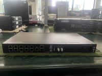 Modulateur numérique professionnel 16-48 canaux, entrée IP/ASI, sortie DVB-C/DVB-T/ISDB-T, système de rémultiplexage TS pour tête de réseau de télévision par câble
