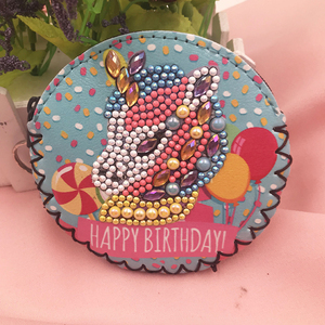 Diy diamante pintura unicornio serie diamante Cruz puntada Pack <span class=keywords><strong>de</strong></span> dos <span class=keywords><strong>dibujos</strong></span> animados <span class=keywords><strong>de</strong></span> cartera - Product Image 6