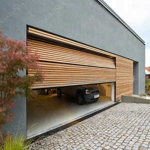 Porte <span class=keywords><strong>de</strong></span> garage à rainure verticale Chicago Réparation <span class=keywords><strong>de</strong></span> porte <span class=keywords><strong>de</strong></span> garage invisible en alliage d'aluminium intelligent - Product Image 6