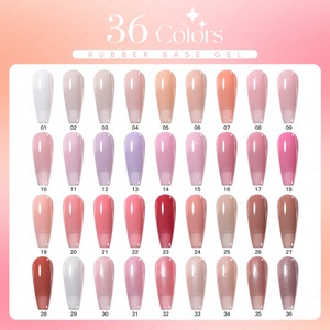 เจลทาเล็บคุณภาพสูงระดับมืออาชีพ JTING ชุด 36 สี พร้อมเบสยาง รับผลิตแบบ OEM/ODM  ขวดแบรนด์ส่วนตัวตามสั่ง คอลเลคชั่นขวดน้ำยาทาเล็บ - Product Image 4