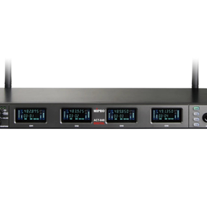 Receptor digital UHF de cuatro canales MIPRO Premium con diversidad real de banda ancha de 72MHz para sistema inalámbrico Dante AES/EBU - Product Image 2