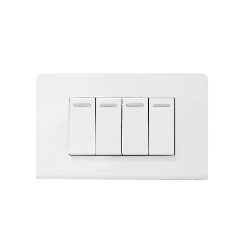 Panneau de commutation, interrupteur mural, 4 clés, 110V 220V, pour maison, offre spéciale, livraison gratuite