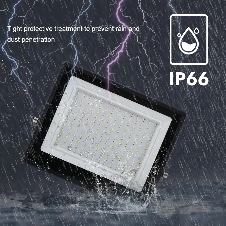 Buen precio Ip65 impermeable al aire libre Reflector de aluminio 20W 30W 50W 100W 150W 200W 300W Led lámpara de inundación de jardín