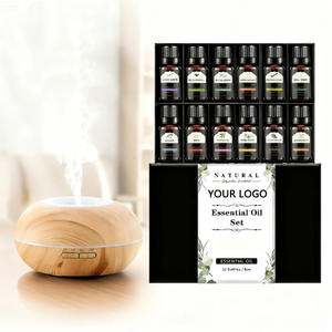 Emballage personnalisé 6/12 paquets d'Huiles Essentielles Biologiques Ensemble <span class=keywords><strong>pour</strong></span> Massage Lavande Jasmin Bois de Santal <span class=keywords><strong>Huile</strong></span> Diffuseur d'Aromathérapie - Product Image 1