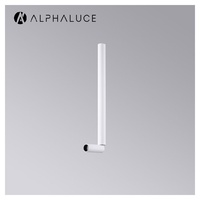 Spot architectural pliable COB IP54 3000K, orientable, à montage en surface, pour murs de fond et salles d'étude