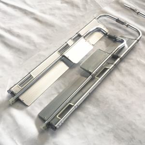 Klinik medis rumah sakit lipat darurat aluminium Aloi perak gunung panjang sendok tandu dapat disesuaikan dengan 3 tali pengaman - Product Image 5