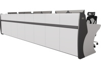 Consolas de Monitoreo de Seguridad Modernas JCCX-5 de Tamaño Personalizado, Muebles Comerciales, Escritorio para Computadora para Centro de Comando, Ecológico