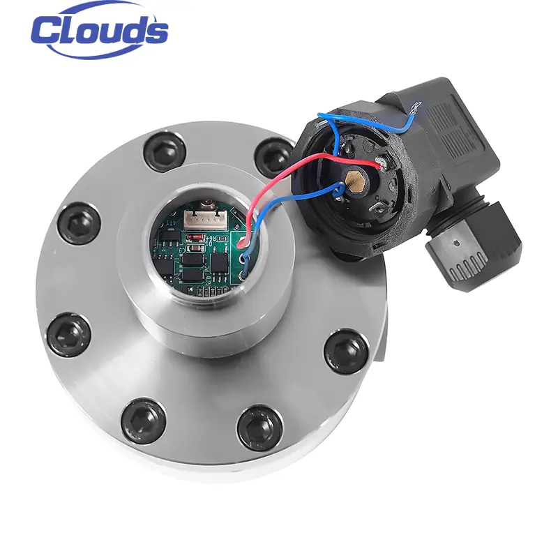 Medidor de flujo de alta precisión de nubes Digital Micro 150Lpm Diesel Oil Liquid Industrial Hart Oval Gear Flujómetro