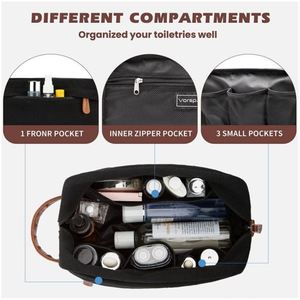 BSCI Factory Toiletry Bag Hanging Dopp <b>Kit</b> for Men Water Resistant Nylon Shaving Bag with Large Capacity for Travel - Product Image 3