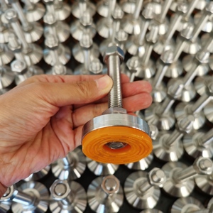 <span class=keywords><strong>Piedini</strong></span> di Livellamento Regolabili Personalizzati in Acciaio Inox 304 Cromato/Nichelato con Bullone Girevole M10 M12 e Cuscinetto in Gomma Antiscivolo <span class=keywords><strong>per</strong></span> Sala da Pranzo e <span class=keywords><strong>Cucina</strong></span> - Product Image 4