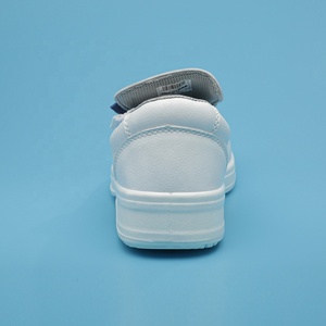 Zstep รองเท้าเซฟตี้สำหรับผู้หญิงทำจากไมโครไฟเบอร์สีขาวป้องกันไฟฟ้าสถิตย์ทำจากไมโครไฟเบอร์มาตรฐาน <span class=keywords><strong>S2</strong></span>มีพื้นรองเท้า PU/PU หัวฉีด - Product Image 5