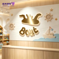 Lettres LED 3D en acier inoxydable sur mesure de haute qualité avec éclairage halo inversé, logo mural commercial, décoration intérieure pour entreprises